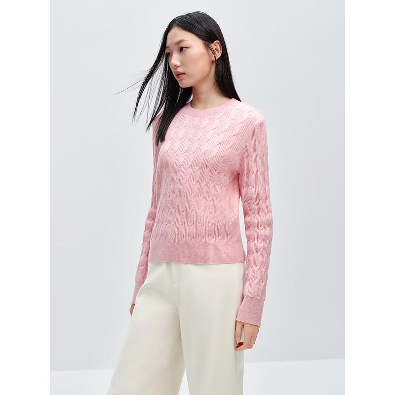 

Peacebird Women s Cable Knit Pullover Sweater M