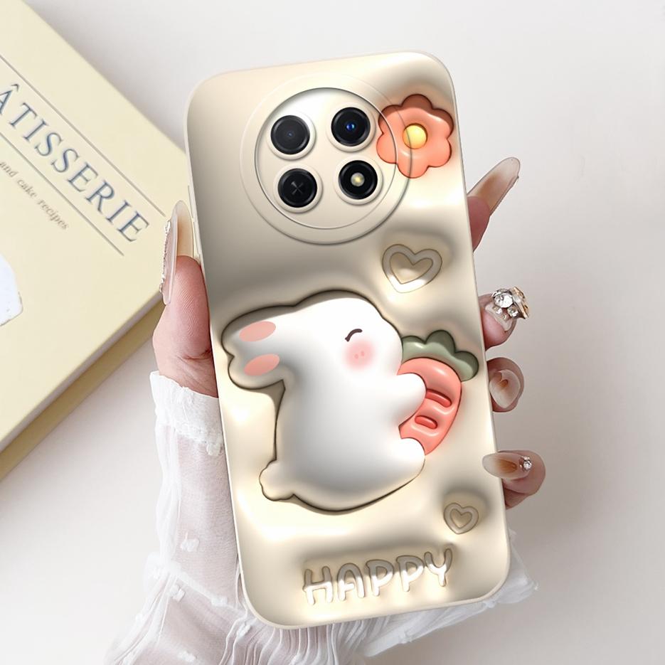 STG-LX1 Schutzhülle für Huawei Nova Y91 mit niedlichem Hunde-Cartoon-Motiv, weiche, stoßfeste Silikonhülle.