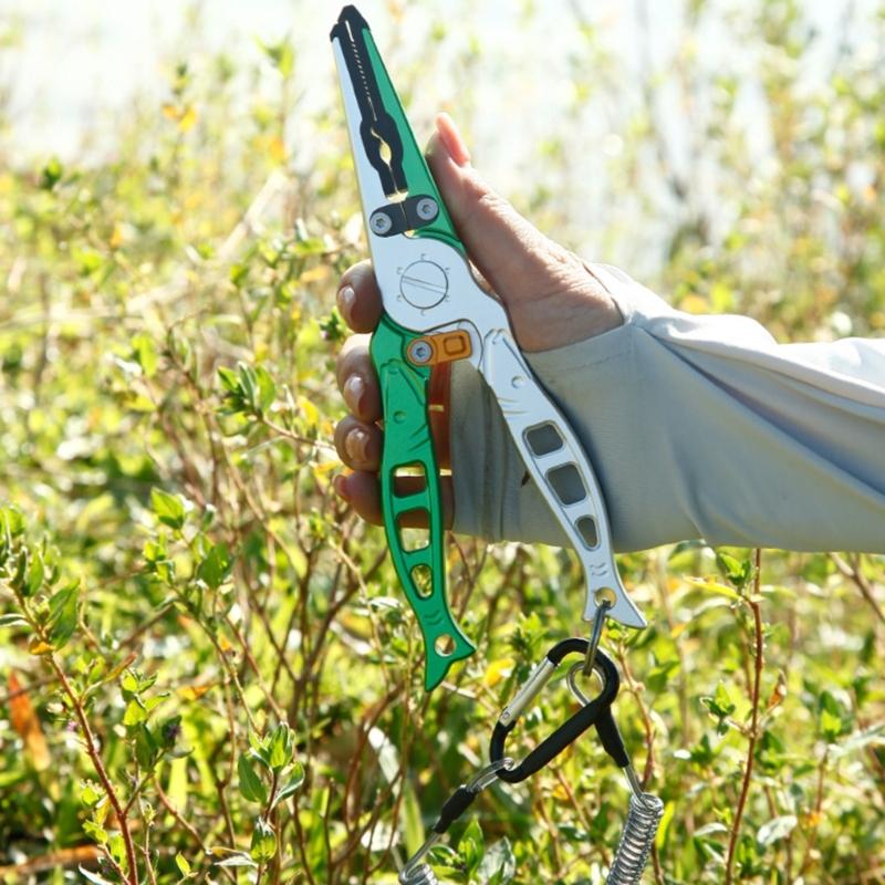 Fishing Pliers Fishes Lip Gripper Fishing Plier Tool Fishing Hook Remover with Ergonomic Handle Multifunctional Pliers