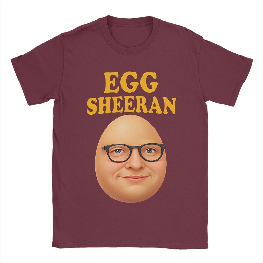 Mens Egg Sheeran T Shirt  100 Cotton Clothing Amazing Short Sleeve Round Collar Tee Shirt Gift Idea TShirt