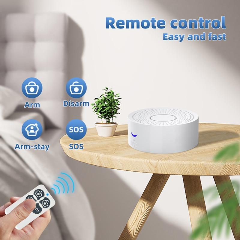 Tuya WiFi Smart Home Alarm System 433MHz Burglar Security Alarm Siren Smart Life App Control Wireless Home Alarms System Kits