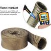 Hose HeatShield Sleeve, 9.8FT Wire Heat Basalt Fiber Fireproof Exhaust Pipe Wrap for Motorcycle and Car, Heat Protectors