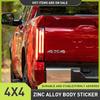For Dodge 4X4 Car Tag For Jeep Off-road Vehicle Tag P Big Cut Modified Car Sticker 3D Stereoscopic Decorative Watch