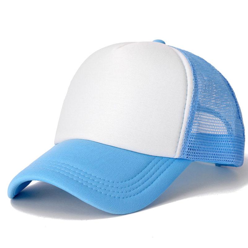 Fashion Men Baseball Cap Blank Mesh Camouflage Solid Color Hip Hop Hat Outdoor Sports Unisex Summer Hat Trucker Caps Unisex