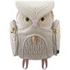 [MORN CREATIONS] Owl Classic Backpack, Flannel, Large, White