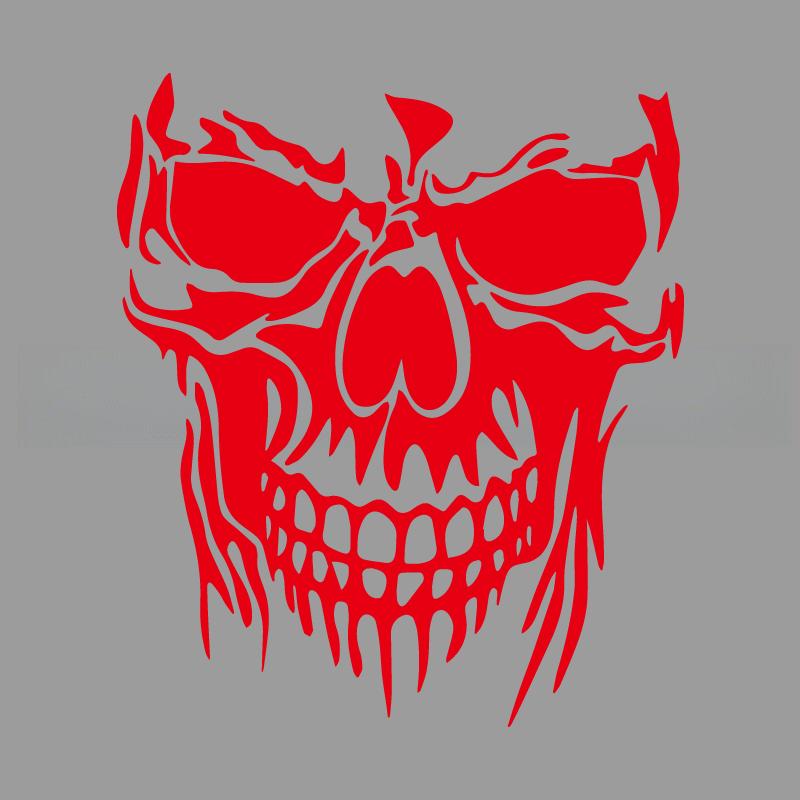 Evil Fanged Skull Creative&funny Stickers for Cartoon Fans&lover,high Quality for Car Trucks Motorcycles &laptops