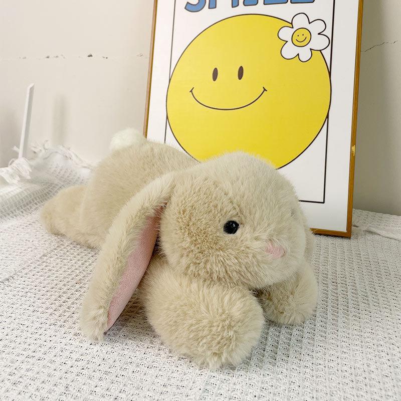 

Милая кукла-кролик, аксессуары для автомобиля, подарок для девочек, подвеска, милый нефритовый кролик, имитация, плюшевая игрушка 40cm хаки