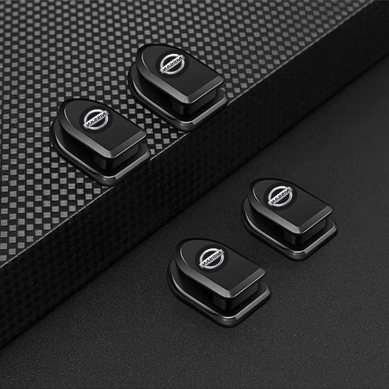 Mini Car Hooks Black Self Adhesive Invisible Hooks Interior Storage Holder For Nissan Nismo Tiida Teana ALTIMA SYLPHY MURANO KICKS QASHQAI GTR