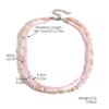 Necklace for Women No Color Loss Simple Rice Beads Beaded Necklace Women Light Niche Fashion Colorful Crystal Necklace Elegant Necklace
