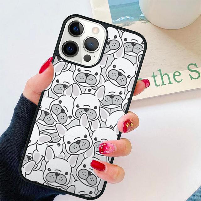 Masked Frenchie French Bulldog Puppy Phone Case Cover For iPhone 17 Air 15 16e 14 13 12 Pro Max 11 Pro Max Plus