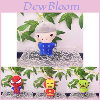 Marvel Avengers Spider-man Plush Toy Soft Keychain With Iron Man And Hulk Designs For Kids
