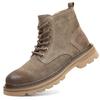 Martin boots men's casual high-top men's shoes outdoor mountaineering tooling fashion thick-soled heightening boots