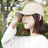 Hanahana15 Women's Cap Cotton Plain Lightweight M Ecru