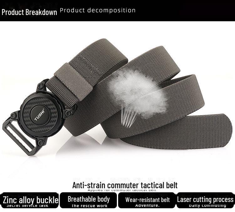 Pánský 3,8 cm multifunkční nylonový taktický tréninkový opasek