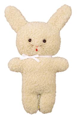 Hamanaka DIY Fluffy Plush Hum Beige Kit Dress-Up Toy, Bunny, H481-500,