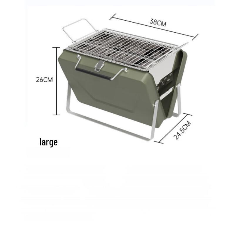 Zhishi Portable Mini Charcoal BBQ Grill