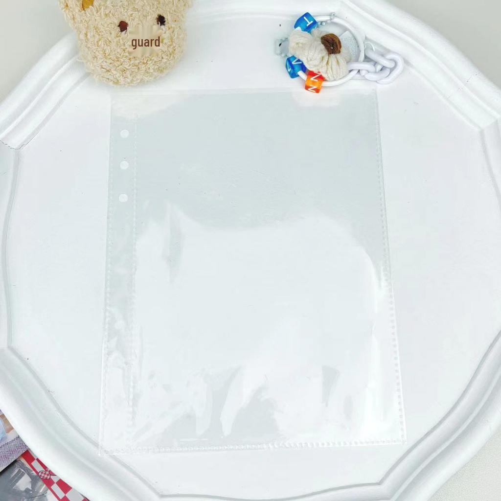 Korean Style Plaid A5 Loose-Leaf Photo Album - Cute, Hard Shell, Three-Inch Card Storage for Star-Chasing Fans