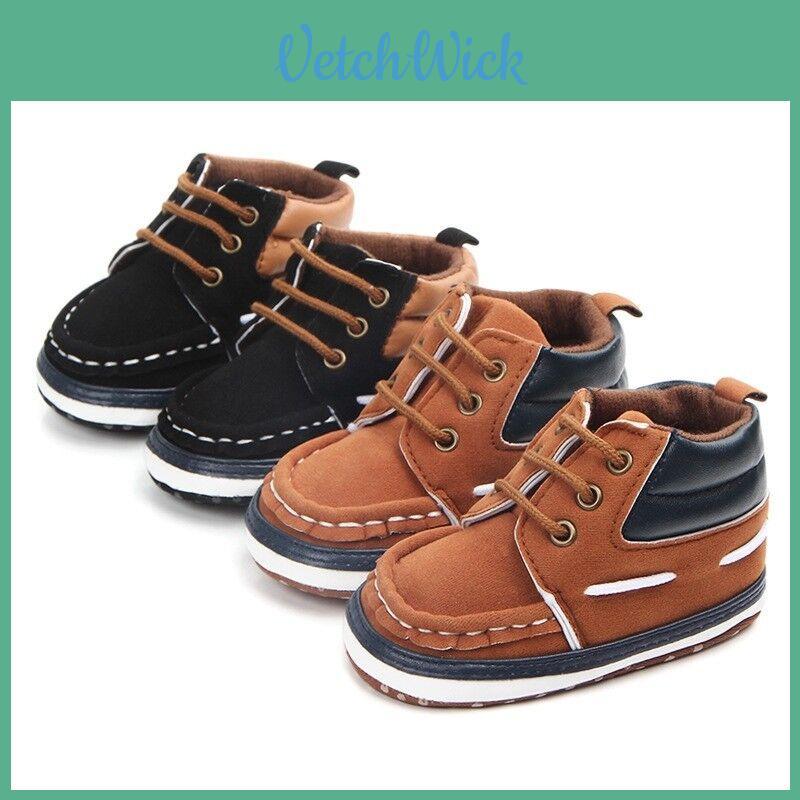 Premium Baby Boy Kids Anti-slip Sneakers With Soft Soles And Warm Crib Design For Casual Walking