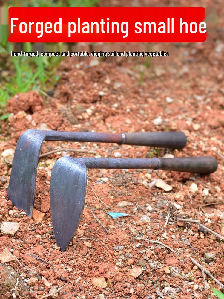 All-Steel Multi-Functional Small Hoe for Gardening and Farming