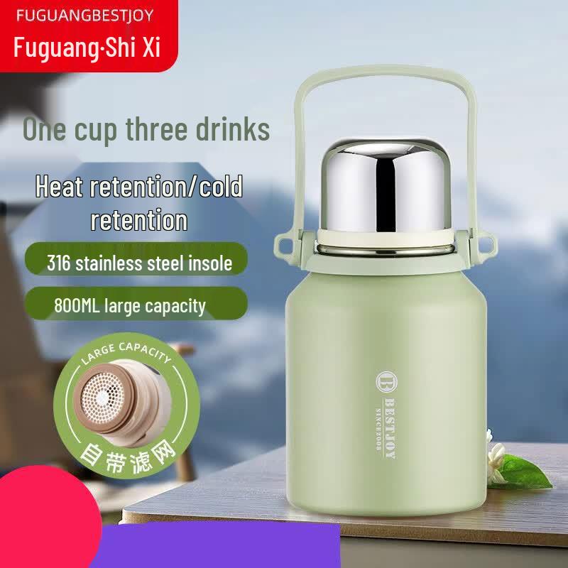 FUGURNG BESTJOY Outdoor Insulated Dual-Drink Water Bottle