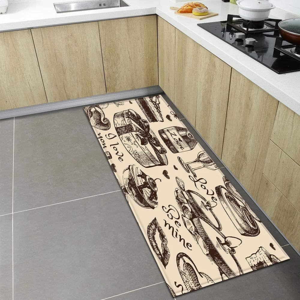 

Eiffel Tower Pattern Carpet Entrance Door Mat Bedroom Bedside Living Room Decor Rug Hallway Balcony Bathroom Anti-Slip Floor Mat 40x60cm 16x24 inch