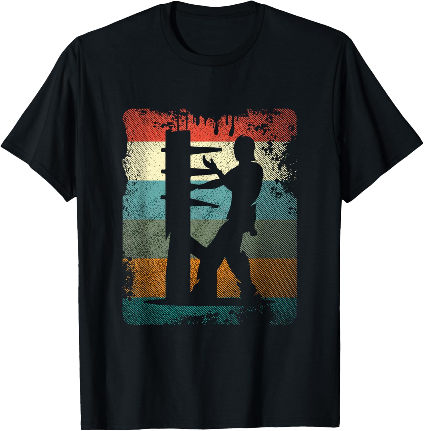 

Vintage Wing Chun T-Shirt Retro Kung Fu Martial Art Gift T-Shirt S разноцветный