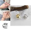 Silver Elegant S925 Ring Featuring Vintage Geometric Design And Opening Adjustable
