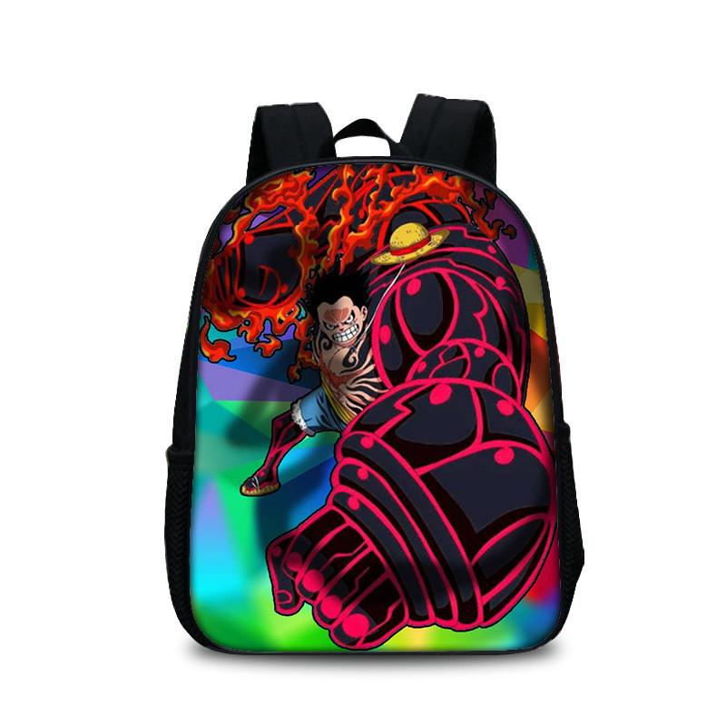 One Piece Backpack For Kids With Nylon Material And Adjustable Straps For School And Daily Use