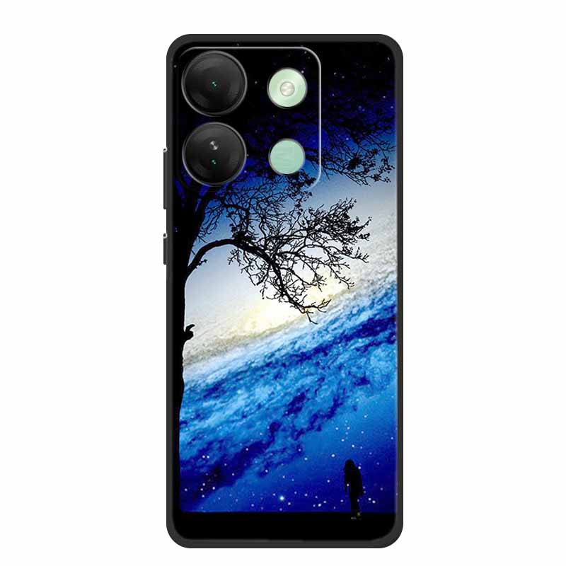 For Infinix Smart 7 HD Plus Case Black Silicone Soft Back Cover Case For Infinix Smart 7 Plus HD Phone Case Smart7 HD 7Plus Capa