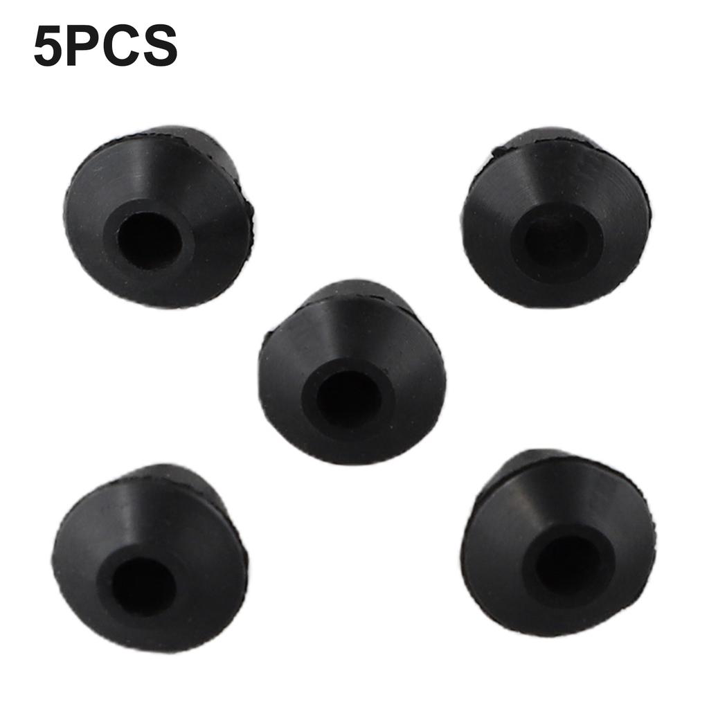 5pcs Fuel Tank Grommet 1 Hole X 9mm Fits For BG75 FS40 HL75 TS460 019T BR320 BR340 BR380 BR400 Garden String Trimmer Part