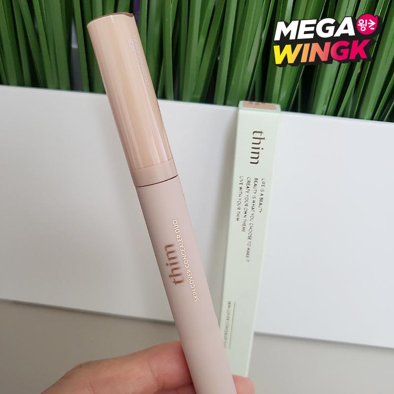 THIM Skin Cover Concealer Duo Stick 1.3g + Liquid 5g – Dual Coverage Concealer for Flawless, Natural Skin