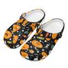 Women Men EVA Slip On Clogs Printed Lightweight Breathable Garden Shoes Beach Pool Bathroom Home Casual Sandals