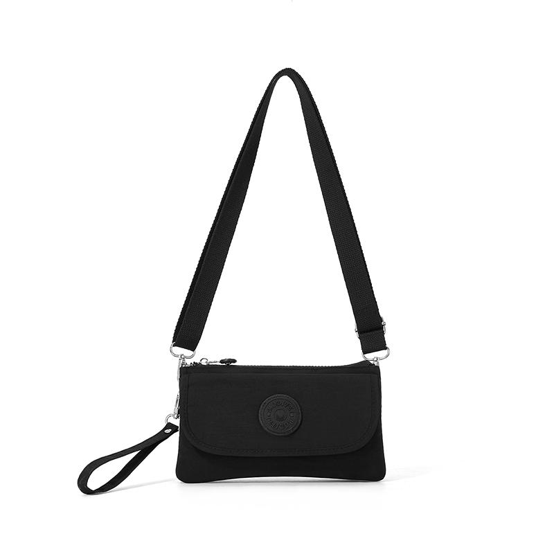 Crossbody Bag Women's Lightweight Coin Purse Nylon Water-Repellent Mobile Phone Bag