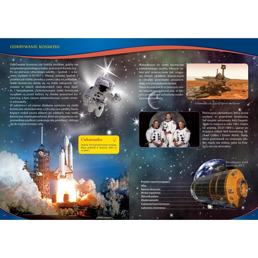 Kosmos Książka O Planetach I Kosmosie Dla Dzieci Twarda Oprawa Prezent