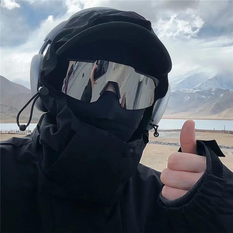 New Men Mountaineering Cycling Sunglasses Women's Outdoor Cycling Windproof Large Frame Eyeglasses UV Resistant Sports Eyewear