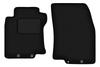 Front Mats Black For: Nissan X-Trail III T32 FL 7 Seater (2017-2021)