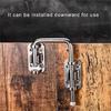Steel Door Fastener Door Lock set with Mounting Hardware 180° Rotation Capacity easy installs for patios & Interior door