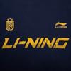 Li Ning Sports Lifestyle Series Round Neck Versatile Loose Retro Color Block Letter Striped Sweatshirt Unisex sweatshirt Deep-Navy-Blue AWDVF87-4