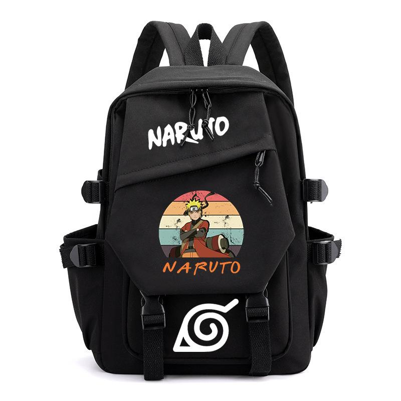 Animation peripheral junior high school backpack cross-border new large-capacity backpack computer bag
