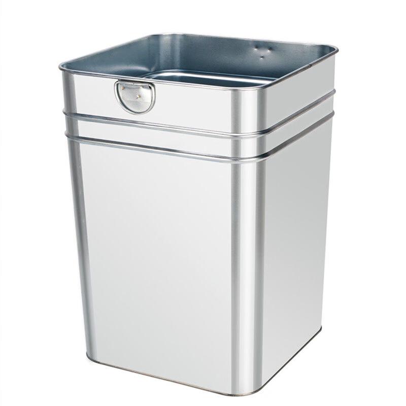 Heavy-Duty Galvanized Square Trash Can Liner