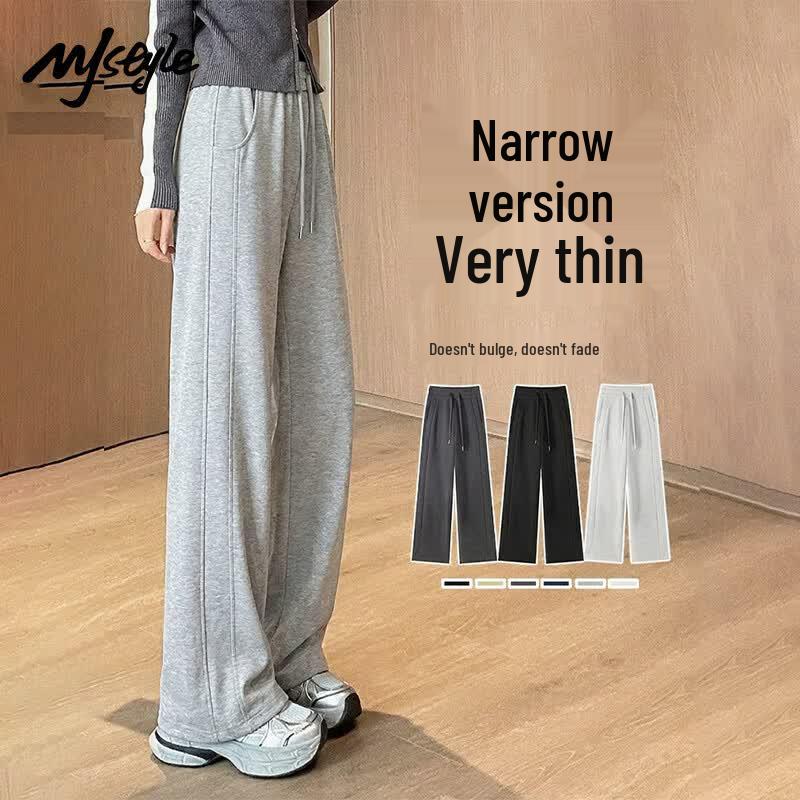 MJ Style Women s High-Waist Straight-Leg Pants M