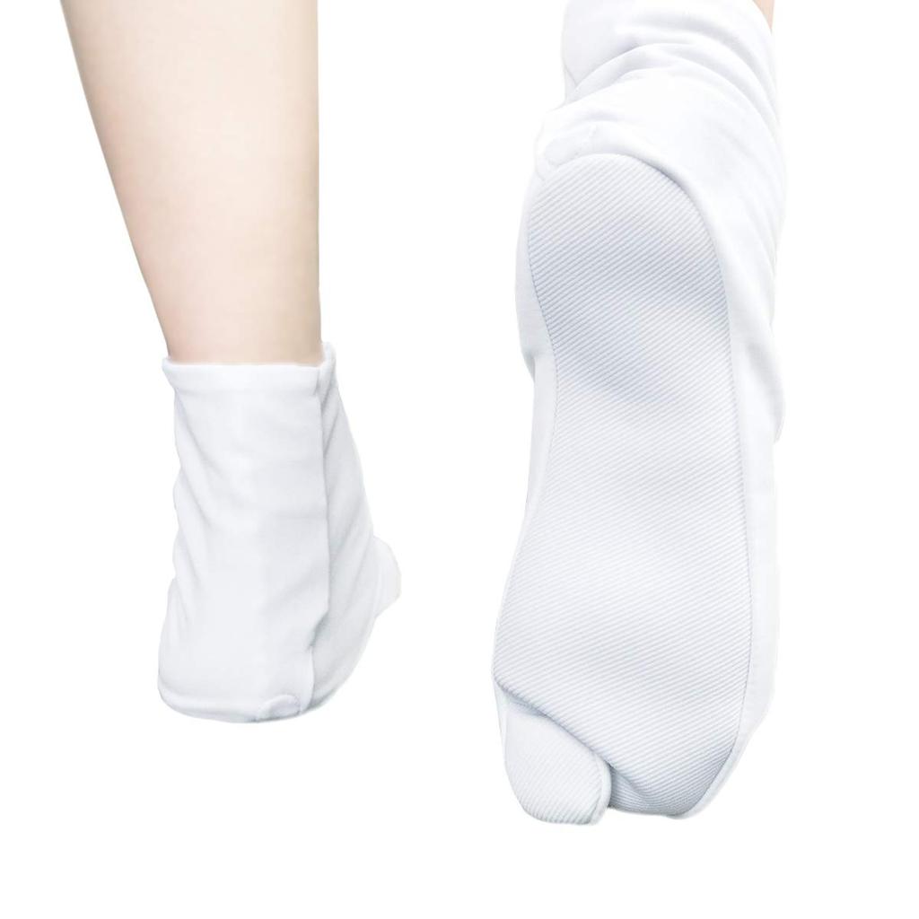 Stretch Tabi [KYOETSU] Socks, White, 5-Ply, Women's (27.0-28.0cm)