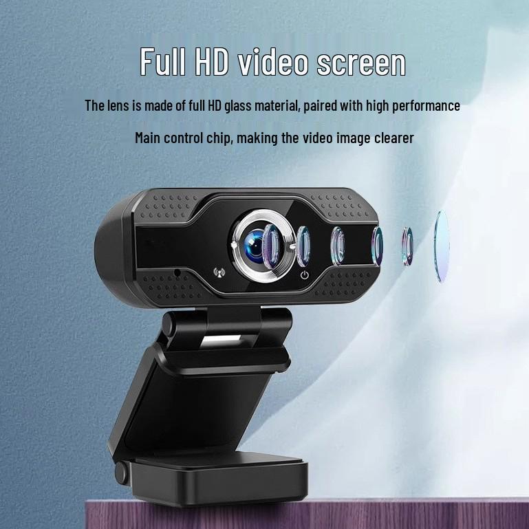 HD Conference Camera for Online Classes, Live Streaming, Gaming & Video Calls on Desktop/Laptop