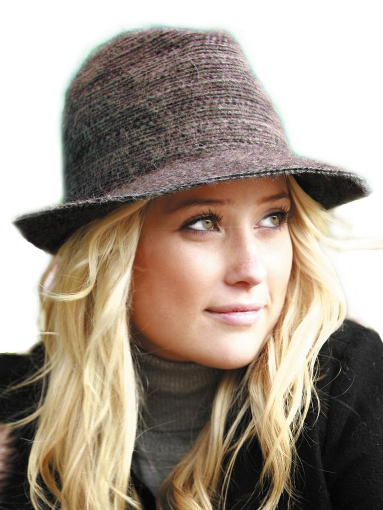 Sunglobe Fedora Felt Angora Knit Western Hat Women's Hat, Hat, Hat, Hat, Cowboy/Cowgirl Hat, 10-Gallon