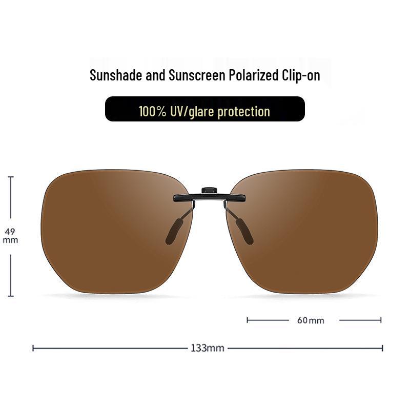 

Мужские поляризационные очки-клипсы для велоспорта день/ночь, защита от УФ-лучей