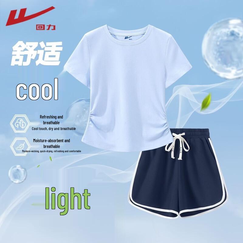 Warrior Women s Pleated Sport Top & Casual Shorts Set M