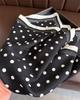 Dot  Print Hairbands Square Scarf Women Elagant Cotton Linen Feeling Bandana Neck Kerchief Head Bands Foulard Female Scarfs