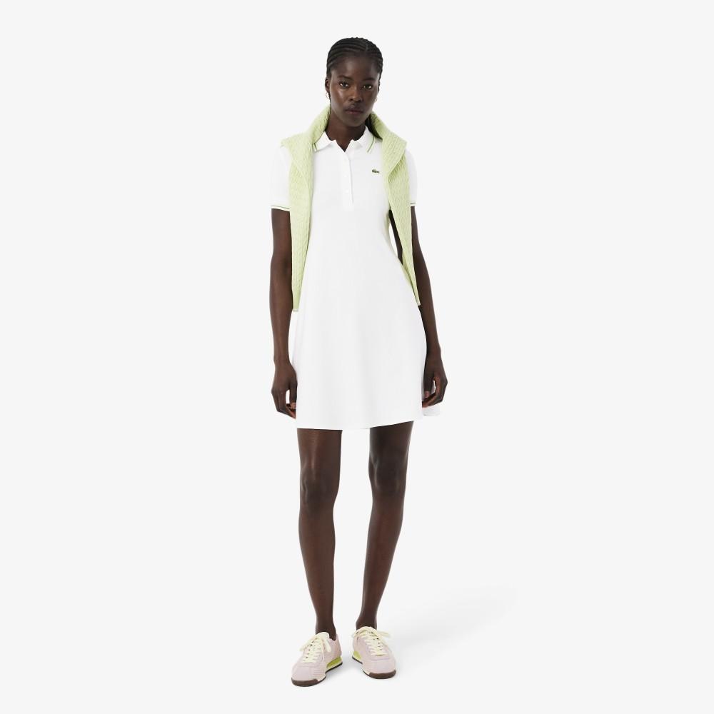 [lacoste] Women's Tipping Detail Polo Dress EF5288-56G3SM