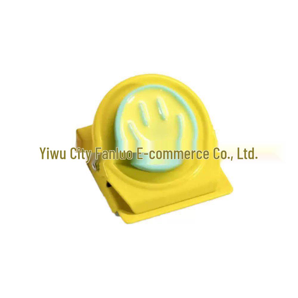 Colorful Smiley Magnetic Clips for Whiteboards and Office Stickers