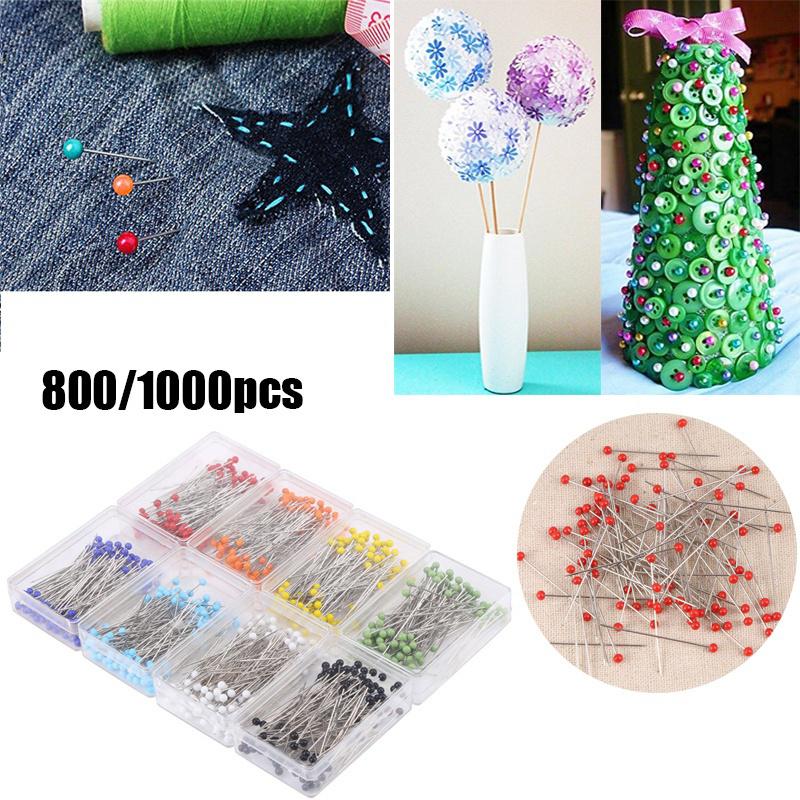 SUPVOX 1 Set Stainless Steel Ball Head Pins for Dressmaking Jewelry Sewing Projects SUPVOX 1 Set Stainless Steel Ball Head Pins for Dressmaking Jewelry Sewing Projects